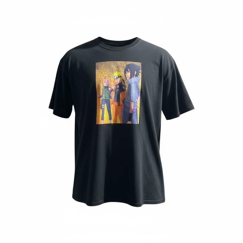 Naruto Shippuden Team 7 Graphic Tee Black 3XL